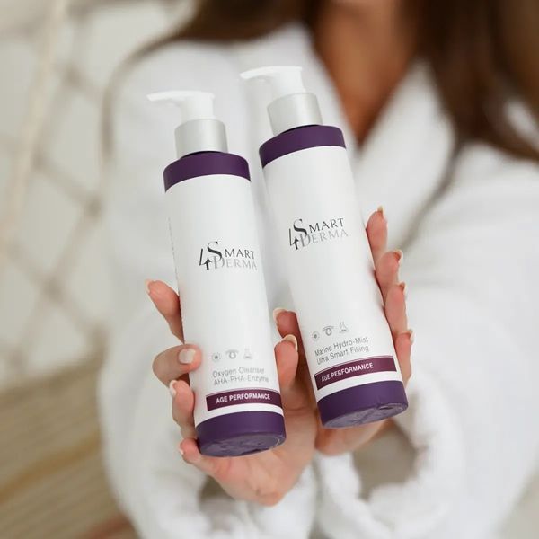 Оновлювальний енергетичний гель для вмивання Smart4Derma Oxygen Cleanser AHA-PHA-Enzyme 00024878 фото