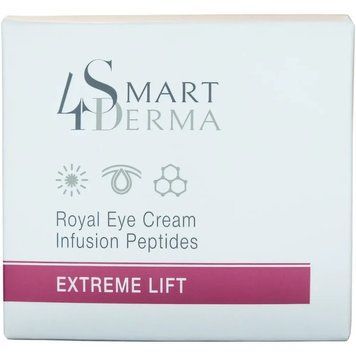 Антивіковий пептидний крем для контуру очей Smart4Derma Royal Eye Cream Infusion Peptides 00025785 фото
