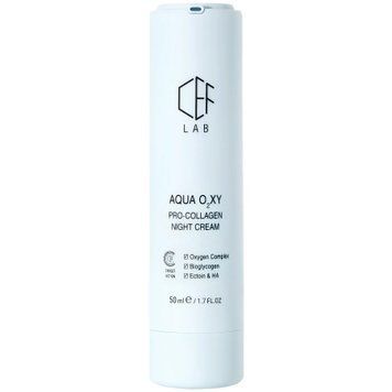 Проколагеновий Нічний Крем CEF Lab Aqua O2xy Pro-Collagen Night Cream 50 мл 88521232 фото