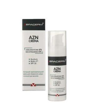 Сонцезахисний крем з протизапальним ефектом Braderm Azn Cream 30 ml 00009878513 фото